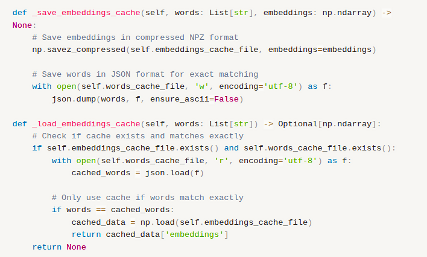 Caching System